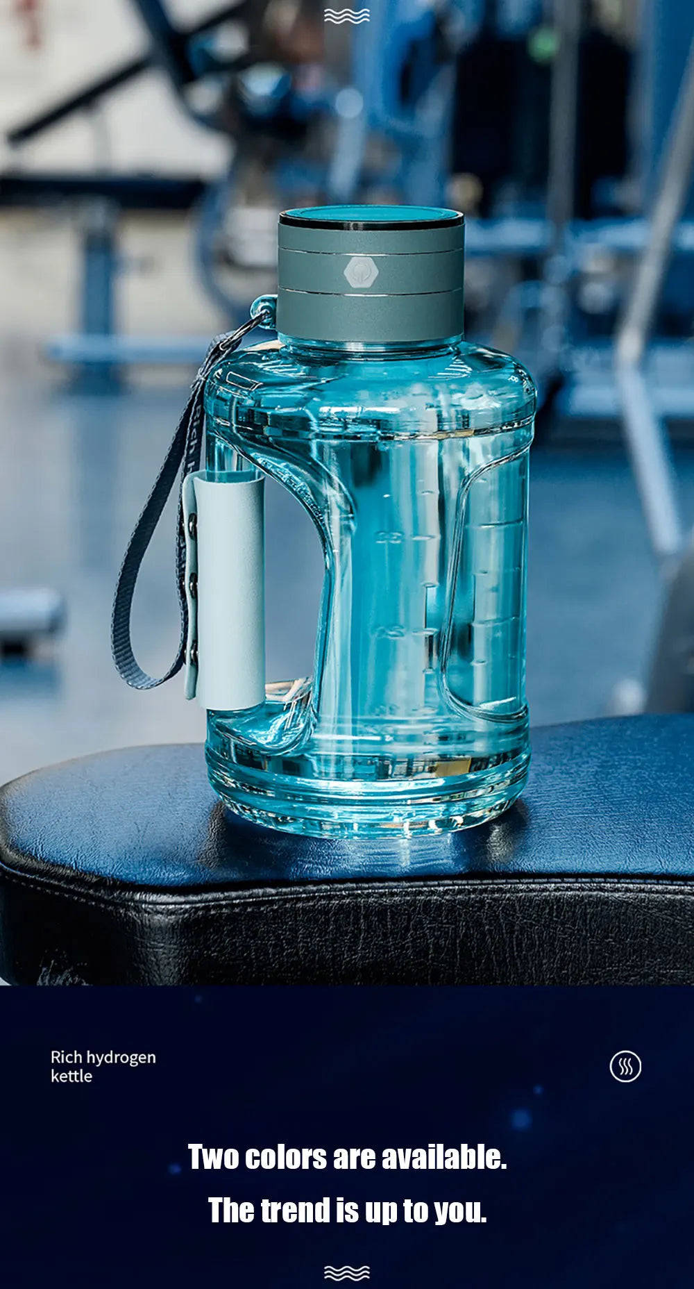1.5L Hydrogen Water Bottle Hydrogen Rich Portable Sports Water Bottle Rich Molecular Hydrogen Water Generator Hydrogen Bottle
