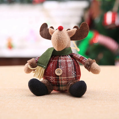 Santa Claus Doll Christmas Decorations Home Decor Table Elk Doll Christmas Ornaments Xmas Gifts