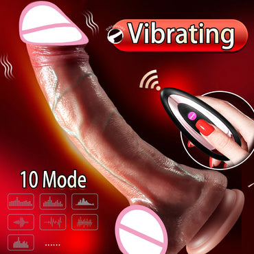 Realistic Dildo Vibrator Thrusting Penis Penetration Anal/Vagina Adult Toy Remote Control Telescopic Dick Sex Toys For Women 18+