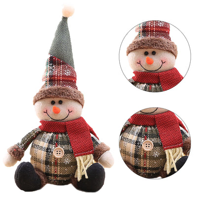 Santa Claus Doll Christmas Decorations Home Decor Table Elk Doll Christmas Ornaments Xmas Gifts