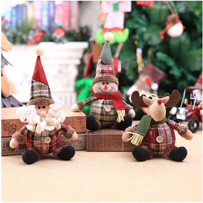 Santa Claus Doll Christmas Decorations Home Decor Table Elk Doll Christmas Ornaments Xmas Gifts