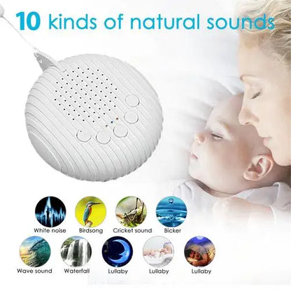 Baby Toy White Noise Machine With Night Light Timer And Memory Function Home Office Baby And Travel Portable Sleep Meter Therapy