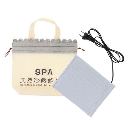 Hot Stone Massage Set Heater Relieve Stress SPA Solan Health Care Basalt Rocks Round Massage Tool Stones Heating Bag Home Beauty