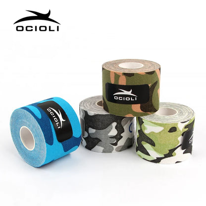 1 Roll Camouflage Kinesiologia Bandage Kinesiology Tape Sport Athletic Elbow Pads Knee Brace Support Sports Injury Basketball