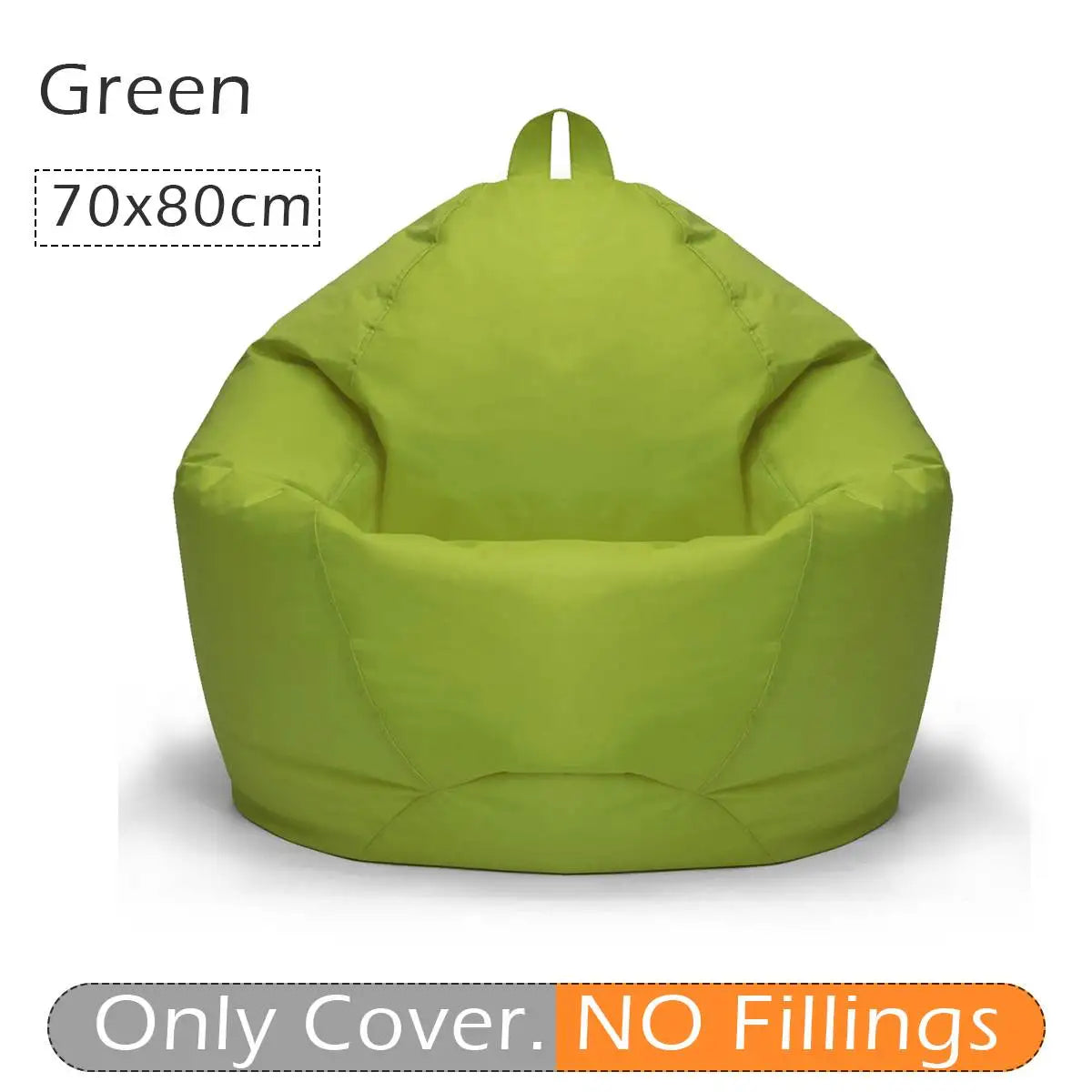 Big Beanbag Comfortable Lazy Sofa Cover Chairs Without Filler 420D Oxford Cloth Waterproof Lounger Seat Bean Bag Pouf Puff Couch