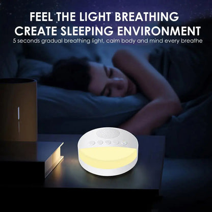 Baby Toy White Noise Machine With Night Light Timer And Memory Function Home Office Baby And Travel Portable Sleep Meter Therapy