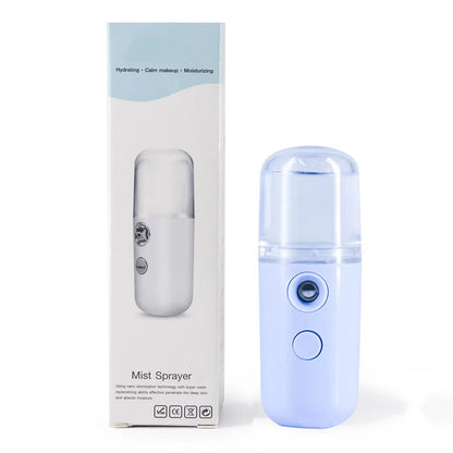 USB Mist Facial Sprayer  Humidifier Rechargeable Nebulizer Face Steamer Moisturizing Beauty Instruments Face Skin Care Tools