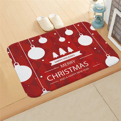 Christmas Mat Outdoor Carpet Doormat Santa Ornament Christmas Decoration Home Xmas Navidad Deco New Year Gift