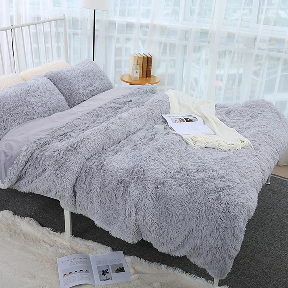 80x120cm Soft Fluffy Shaggy Warm Bed Sofa Bedspread Bedding Sheet Throw Blanket Blanket Christmas decorations for home Quilt