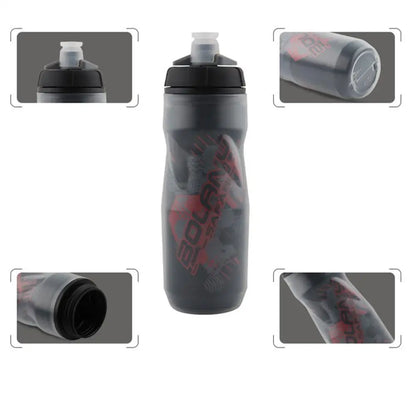 Bolany Bicycle Water Bottle 600ml Light Mountain Bottle PP5 Heat - And Ice-protected Outdoor Sports Cup Cycling Equipment