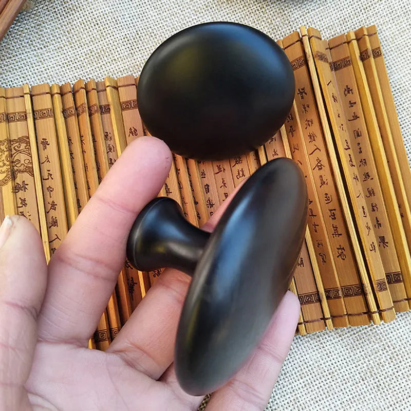 Smooth Mushroom Shape Face Massage Stone Lava Basalt Hot Stone for Spa Massage Therapy  Body facial Massage Stone