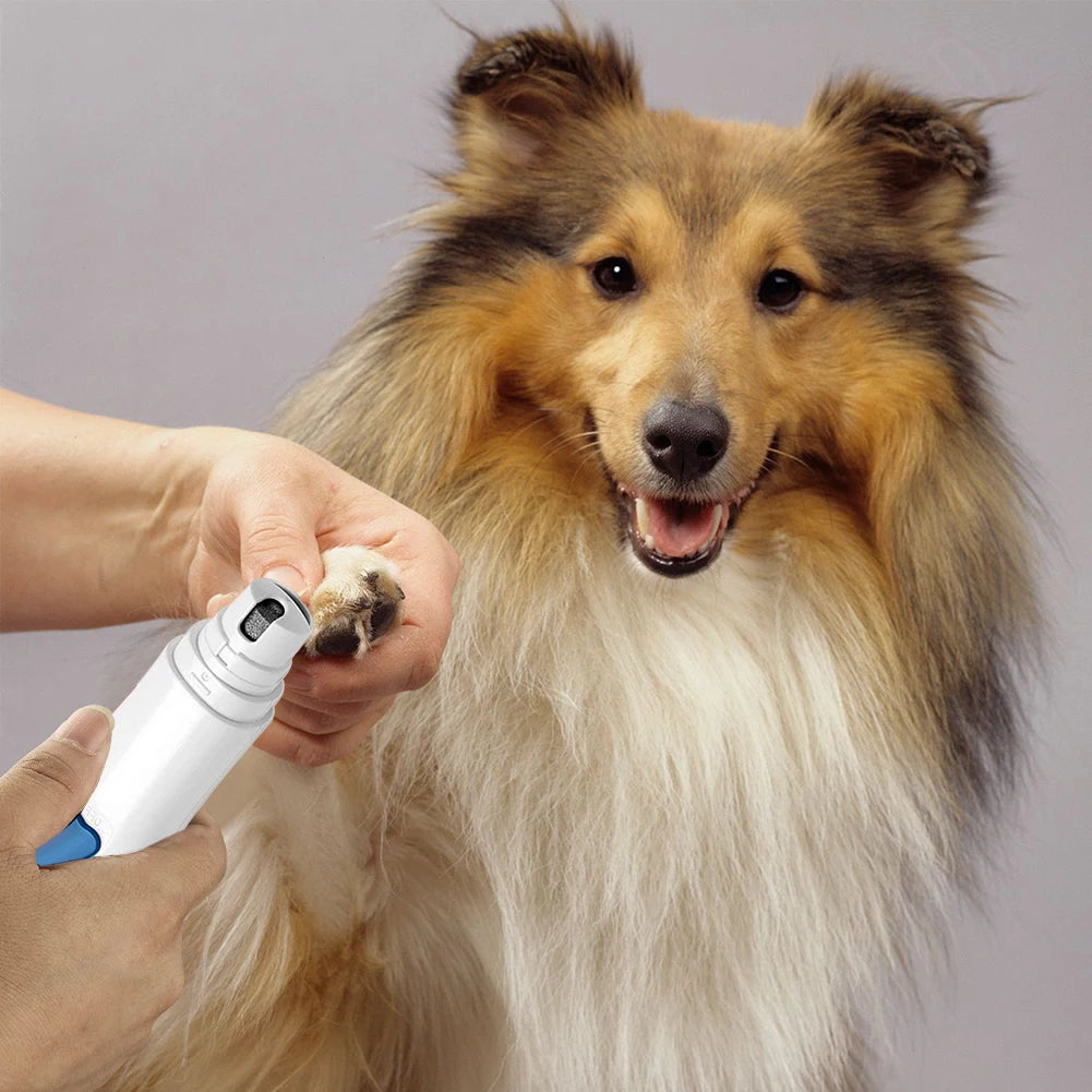 Electric Pet Nail Grinder File Trimmer Pro Grooming Tool Dog Claw Clipper Quiet Cat Paws Nail Grooming Trimmer Tools