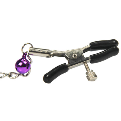 Candiway Novelty Adjustable Three-Headed Metal Nipple Clamps Clitoris Clip BDSM Bondage Restraints Adult Sex Toys For Couple