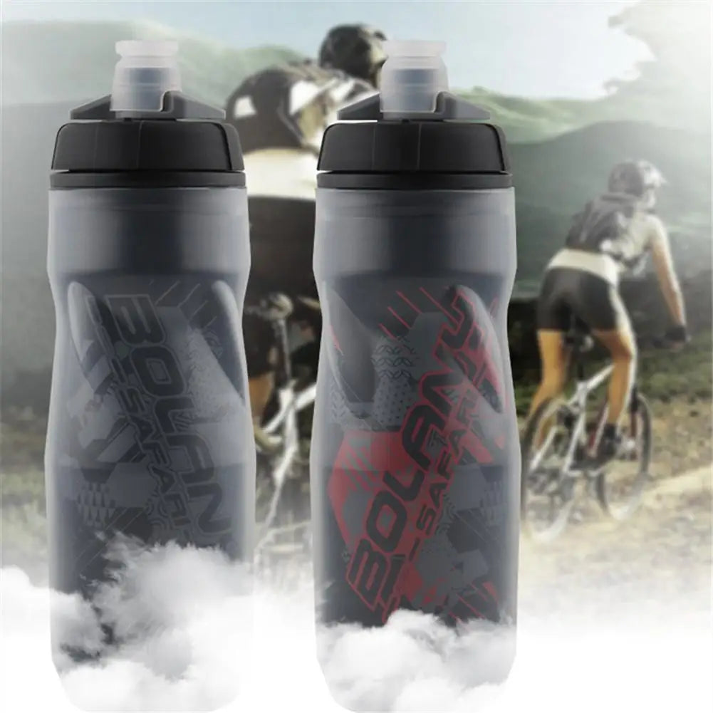 Bolany Bicycle Water Bottle 600ml Light Mountain Bottle PP5 Heat - And Ice-protected Outdoor Sports Cup Cycling Equipment