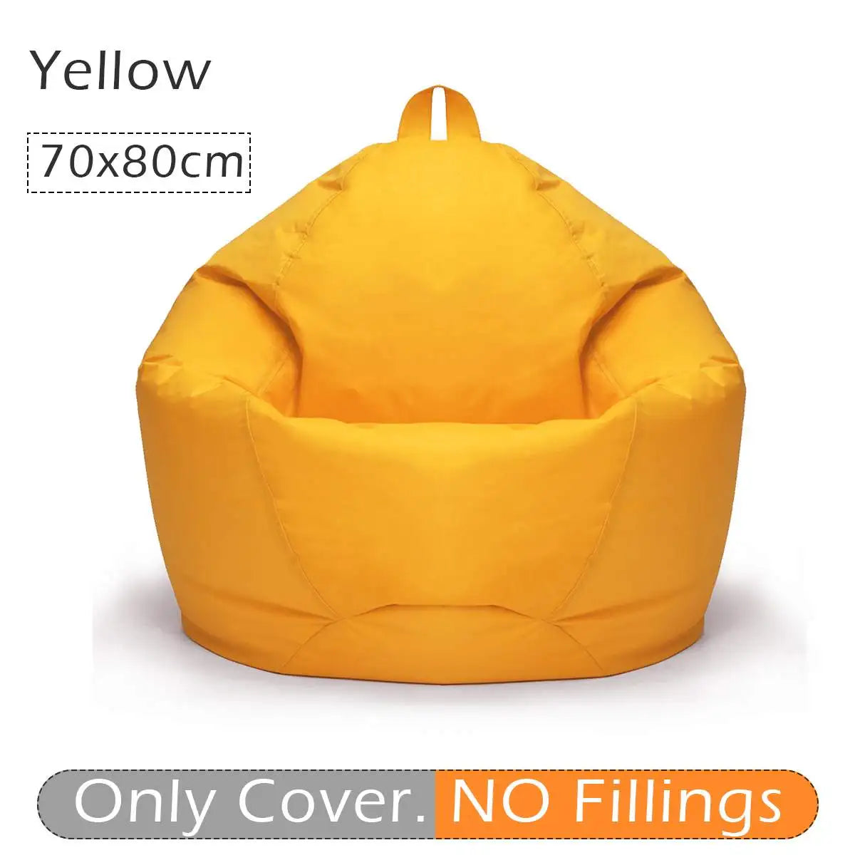 Big Beanbag Comfortable Lazy Sofa Cover Chairs Without Filler 420D Oxford Cloth Waterproof Lounger Seat Bean Bag Pouf Puff Couch