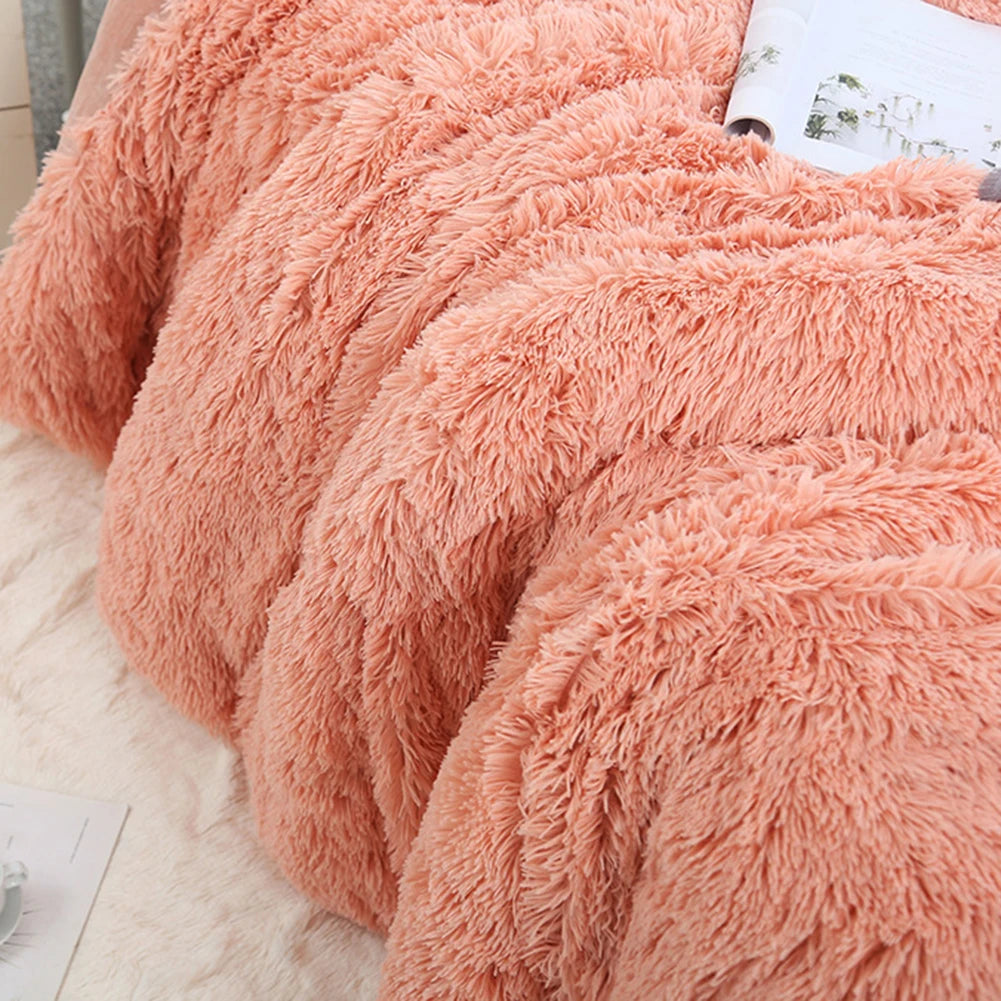 80x120cm Soft Fluffy Shaggy Warm Bed Sofa Bedspread Bedding Sheet Throw Blanket Blanket Christmas decorations for home Quilt