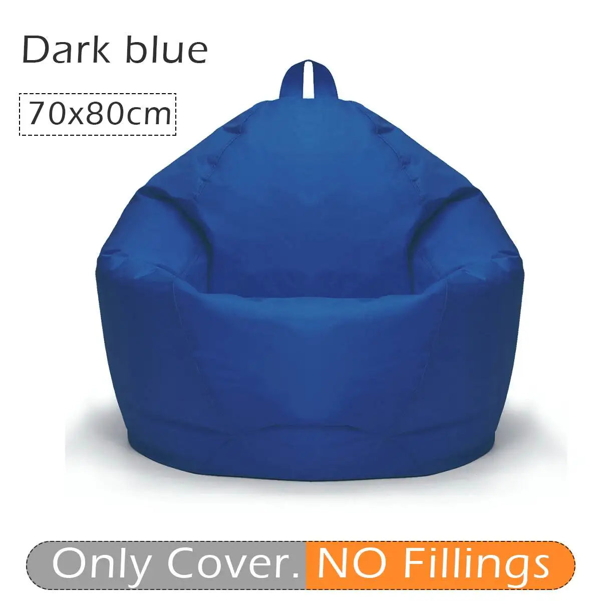 Big Beanbag Comfortable Lazy Sofa Cover Chairs Without Filler 420D Oxford Cloth Waterproof Lounger Seat Bean Bag Pouf Puff Couch