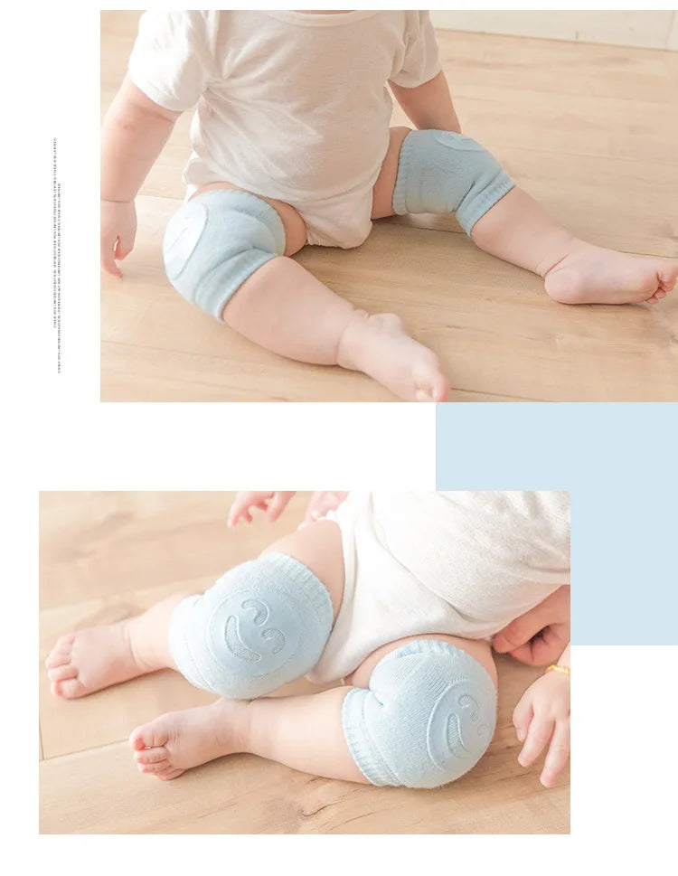 1 Pair Baby Knee Pad Baby Leg Warmer Kids Safety Crawling Elbow Cushion Infant Toddlers Knee Support Protector Children Kneecap