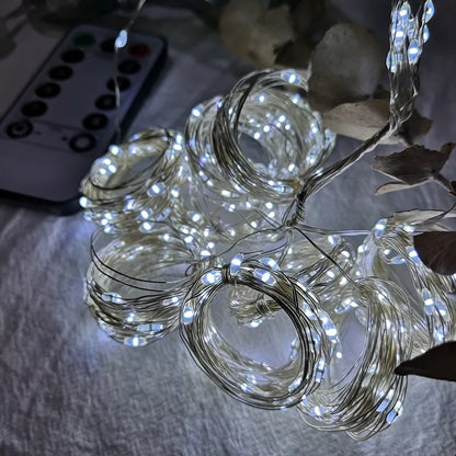 Christmas Lights Curtain Garland Christmas Decorations for Home Christmas Ornaments Xmas Gifts