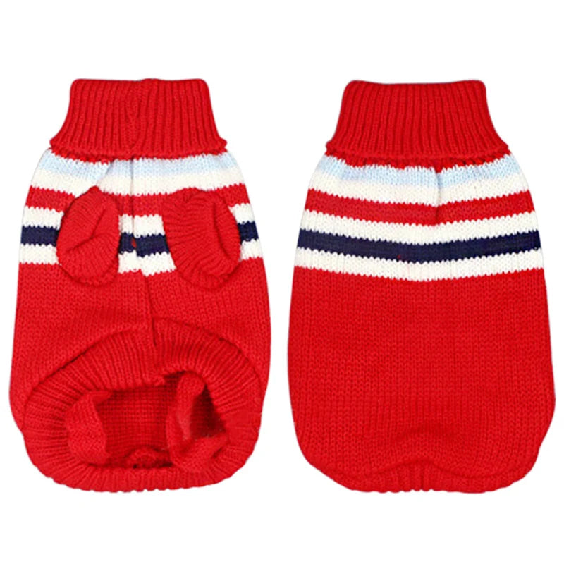 Pet Clothes Dog Sweater Cat Costume For Small Dogs Christmas Deer Clothing Cat Sweater Dogs Coat Halloween Warm Pet Knitte Coat