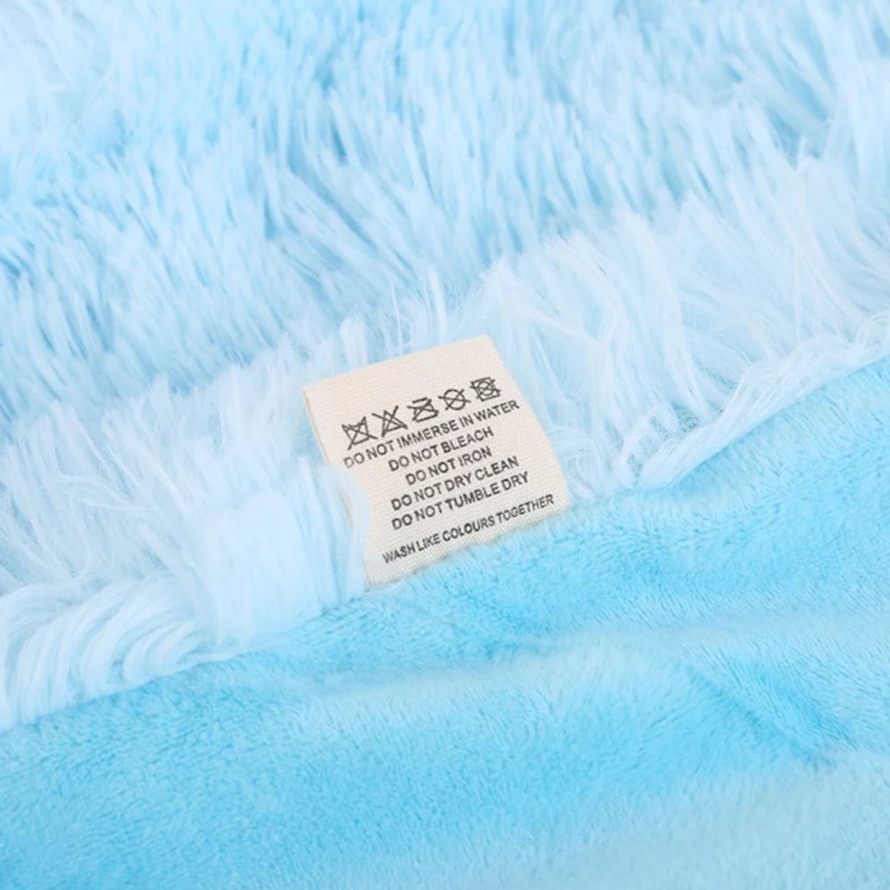 80x120cm Soft Fluffy Shaggy Warm Bed Sofa Bedspread Bedding Sheet Throw Blanket Blanket Christmas decorations for home Quilt