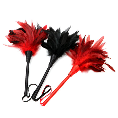 Lovers Feather Whip Whole Body Massage Itching Sex Slave Role Play Flirting BDSM Spanking Binding Passion Game Sex Toy Props