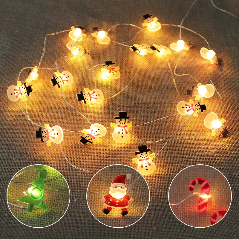 2m String Lights mini Christmas fairy lights LED String light Christmas tree lights xmas decor for home gifts for new year 2025