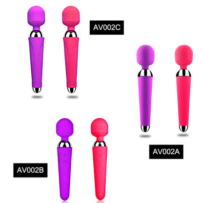 Wireless Dildos AV Vibrator Magic Wand for Women Clitoris Stimulator USB Rechargeable Massager Goods Sex Toys for Adults 18