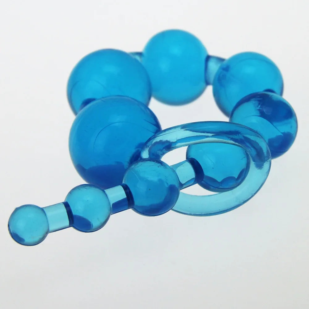 Sale Orgasm Vagina Plug Play Pull Ring Ball Sexy Sex Novelties Jelly Anal Special Toy Beads Chain Adult Sex toys HH001