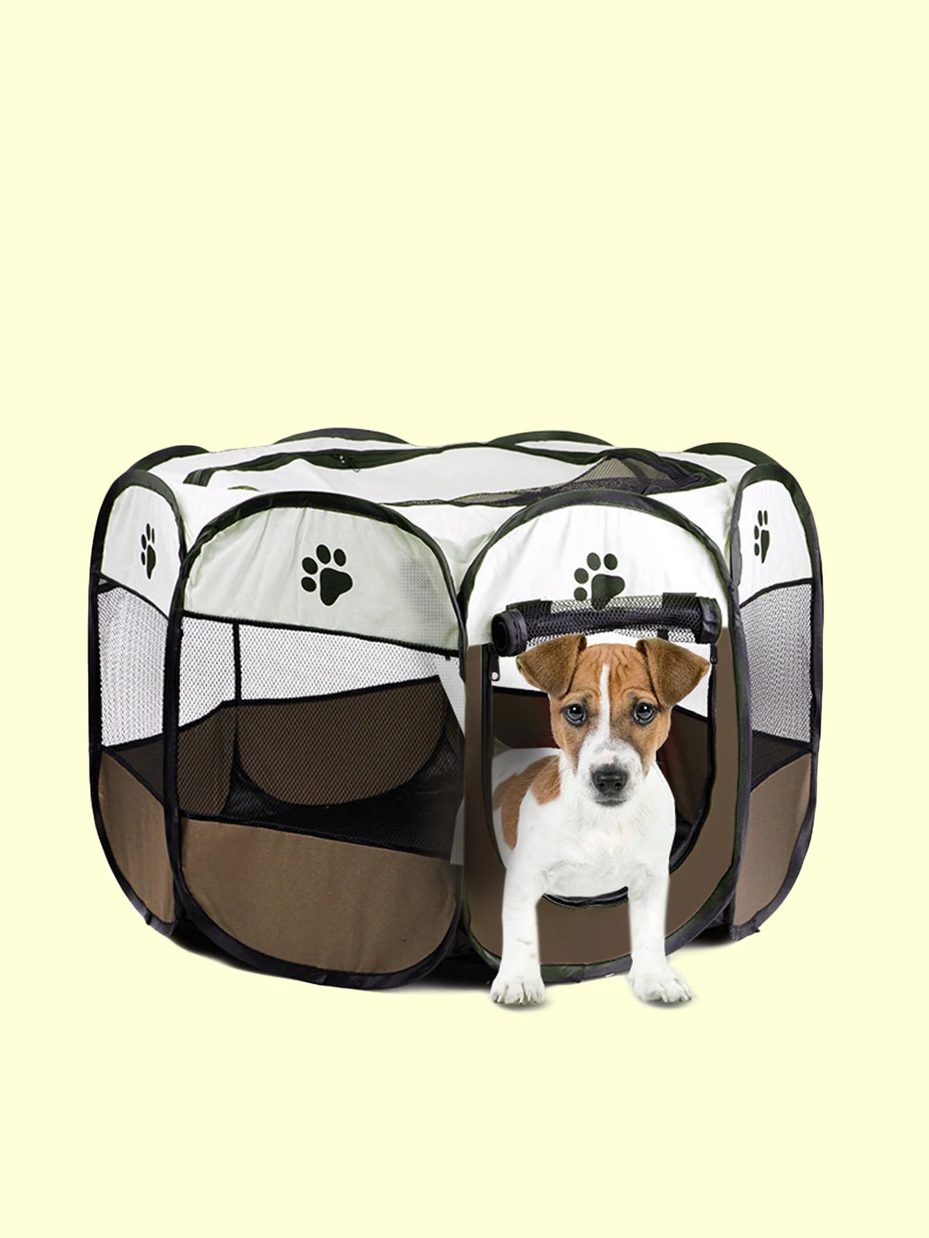 CAWAYI KENNEL Waterproof Eight-sided Cage Pet Delivery Room Removable Washable Folding Fence Oxford Waterproof Dog Tent Fences