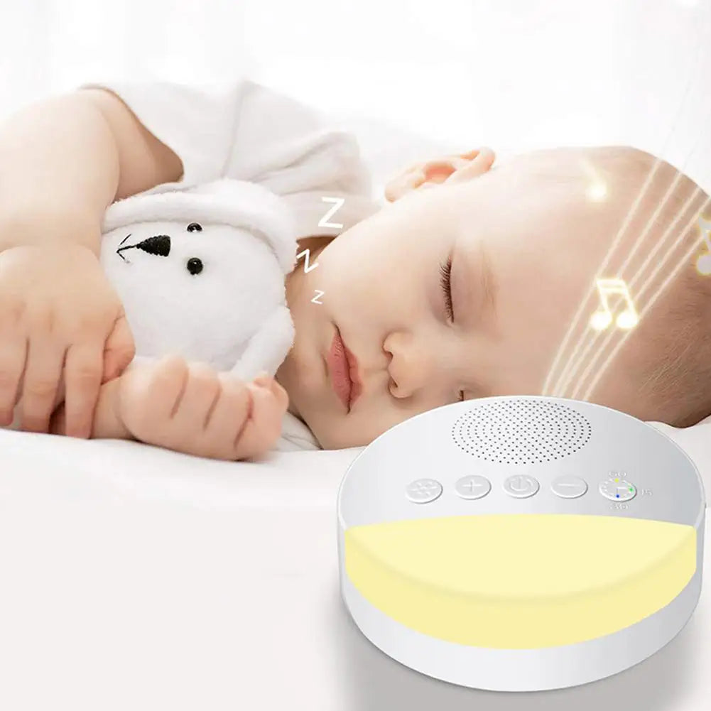 Baby Toy White Noise Machine With Night Light Timer And Memory Function Home Office Baby And Travel Portable Sleep Meter Therapy