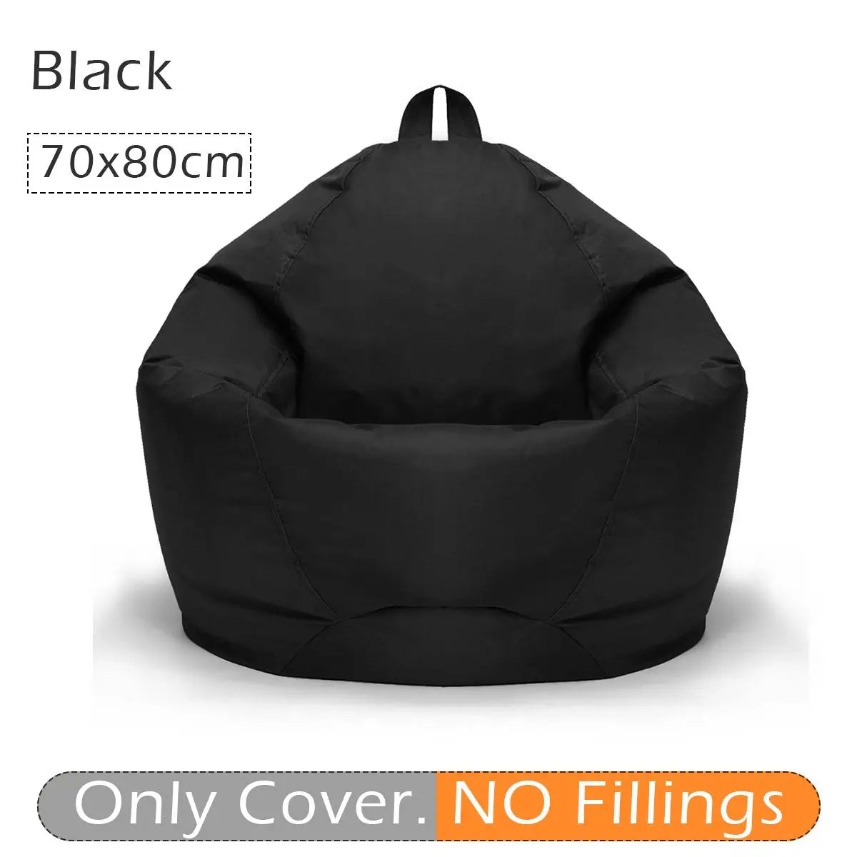 Big Beanbag Comfortable Lazy Sofa Cover Chairs Without Filler 420D Oxford Cloth Waterproof Lounger Seat Bean Bag Pouf Puff Couch