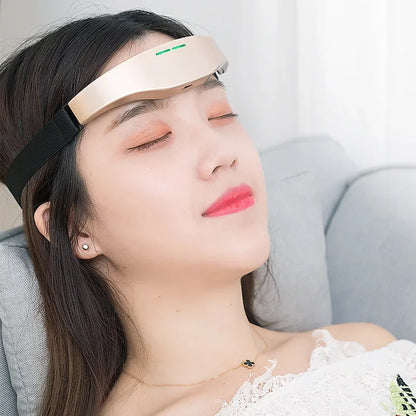 Electric Headache and Migraine Relief Head Massager Migraine Insomnia Release USB Rechargeable Therapy Machine Relax Health Care