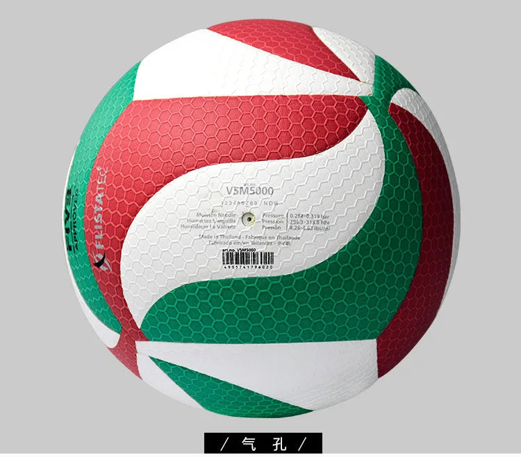 Original Molten V5M5000 Volleyball Standard Size 5 PU Ball for Students Adult and Teenager Competition Training Outdoor Indoor