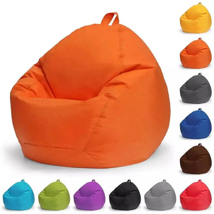 Big Beanbag Comfortable Lazy Sofa Cover Chairs Without Filler 420D Oxford Cloth Waterproof Lounger Seat Bean Bag Pouf Puff Couch