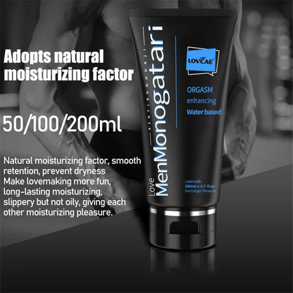 Water Based Lube, Personal Lubricant, Stays Put with No Drip, Sex Lube for Long-Lasting Pleasure for Men, Women and Couples