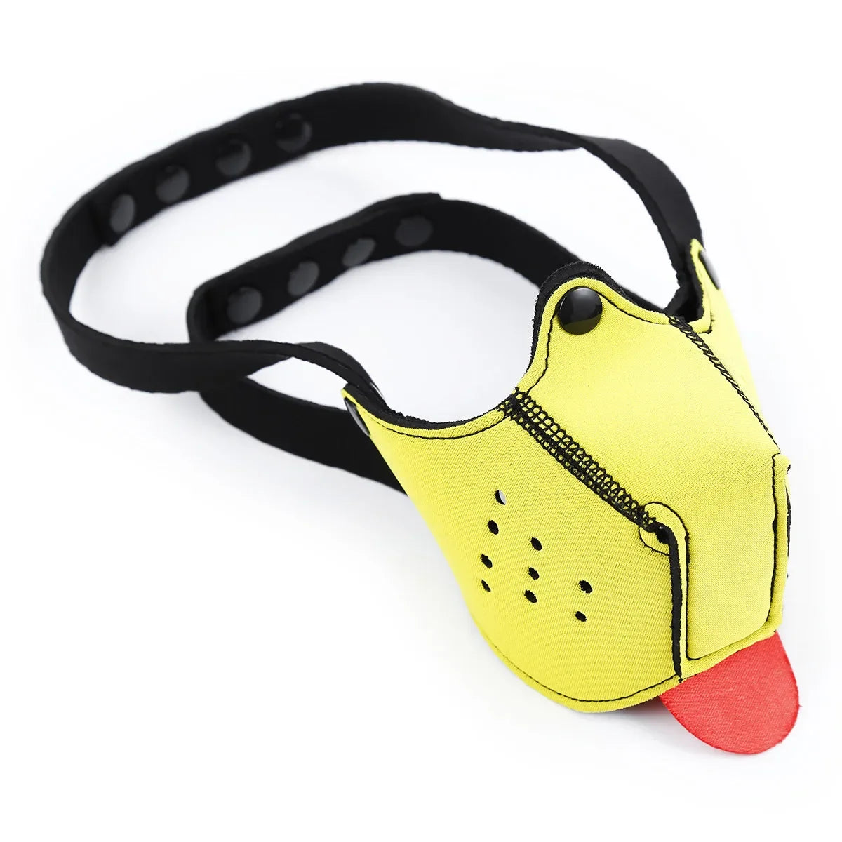 Detachable Mouth Gag Hood, Puppy Play Mask, BDSM Bondage Fetish Toys for Women Men