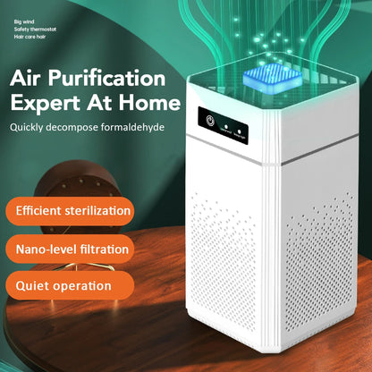 Smart Air Purifier Negative Ions Generator Nano Filtration Formaldehyde Removal Intelligent Secondhand Smoke Air Ozonizer