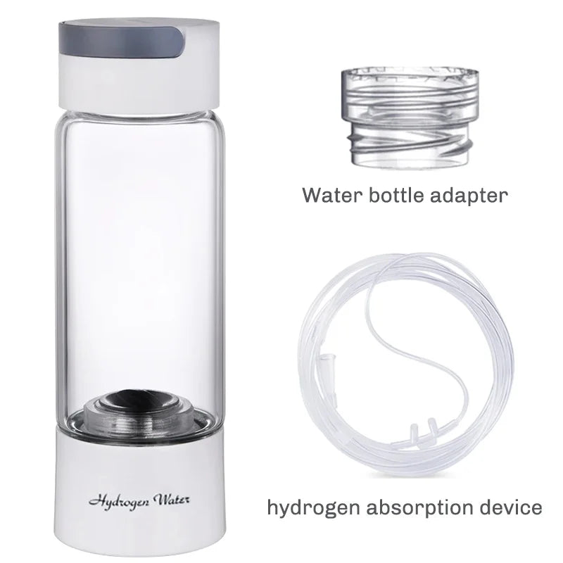 Hydrogen-Rich Water Cup Portable Electric Hydrogen Rich Water Generator Bottle Titanium Quality Filter Healthcare Water Cup USB