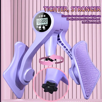 Digital Counter Hip Trainer Leg Trainers Pelvic Floor Muscle Strength Adjustable Leg Exerciser Inner Thigh  Fitness Equipment