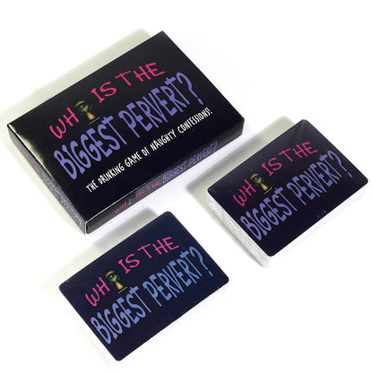 Newest Who Is The Biggest Pervert Card Game Popular Adult Board Game Party Game Questions