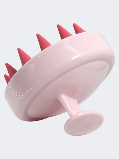 Silicone Shampoo Scalp Hair Massager Head Body Scalp Massage Brush Scalp Massage Brush Comb Magic Handle Brush Spa Massage Brush