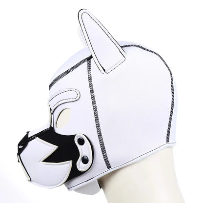 Detachable Mouth Gag Hood, Puppy Play Mask, BDSM Bondage Fetish Toys for Women Men