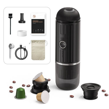 90ML Electric Wireless Heating Coffee Machine Fit for Nespresso Dolce Gust Capsule/Powder Expresso Coffee Maker for Car & Home