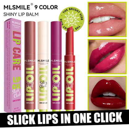 9 Colors Lip Rouge Shiny Lip Balm Long Lasting Waterproof Lip Gloss Lipstick for Women Makeup