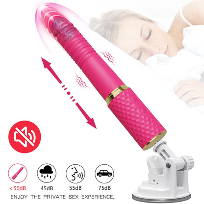 Sex Machine Telescopic Dildo Vibrator Automatic Up Down Massager G Spot Thrusting Retractable Vaginal Toy Female Masturbation