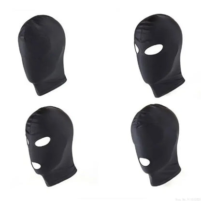 Fetish Slave BDSM Bondage Restraints Sex Mask Mouth Eye Open Head Harness Elasticity Blindfold for Couple New Exotic Accessories