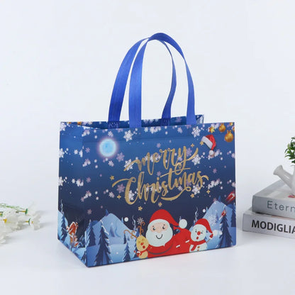 Christmas Gift Bag Santa Claus Snowman Candy Gift Packaging Bag, Merry Christmas Party Home Decor