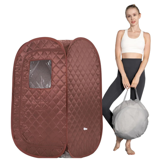 Portable Sauna Tent Foldable One Person Full Body Spa for Detox Therapy Without Steamer