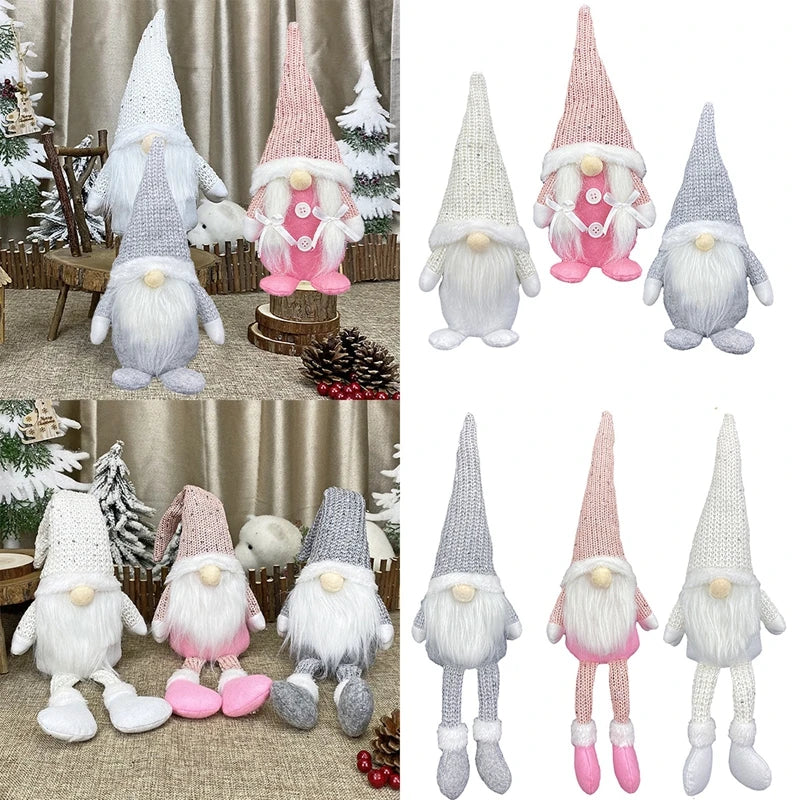 Santa Claus Doll Christmas Decorations Home Decor Table Elk Doll Christmas Ornaments Xmas Gifts